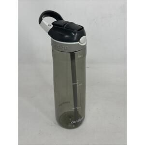 Contigo AutoSpout Gray Plastic Water Bottle 24 oz Ashland Clippable Lid